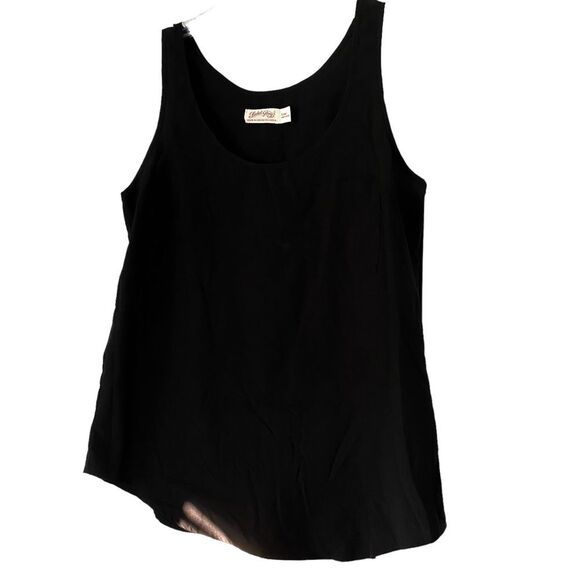 Faded Glory Black Blouse Sleeveless Tank Top Size Small - Picture 4 of 5